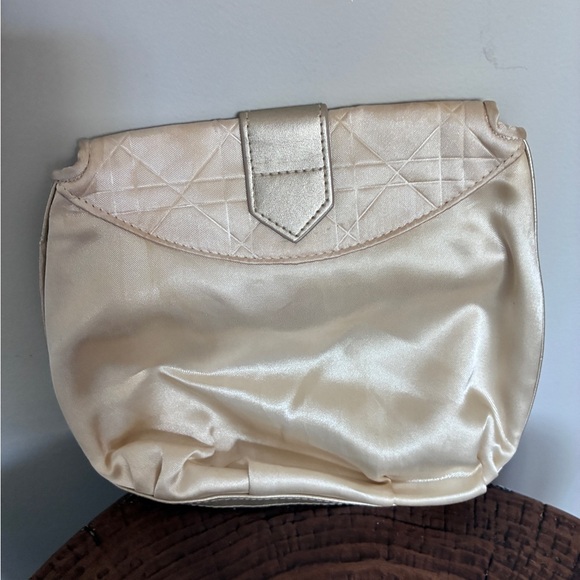 Dior Parfums Small Toiletry Bag Gold - Vintage Rare Authentic - Picture 4 of 9
